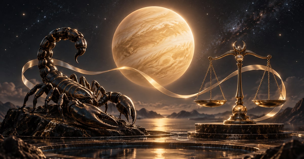 2026 金星逆行：天蝎回到天秤，日期、阴影期与感情问题