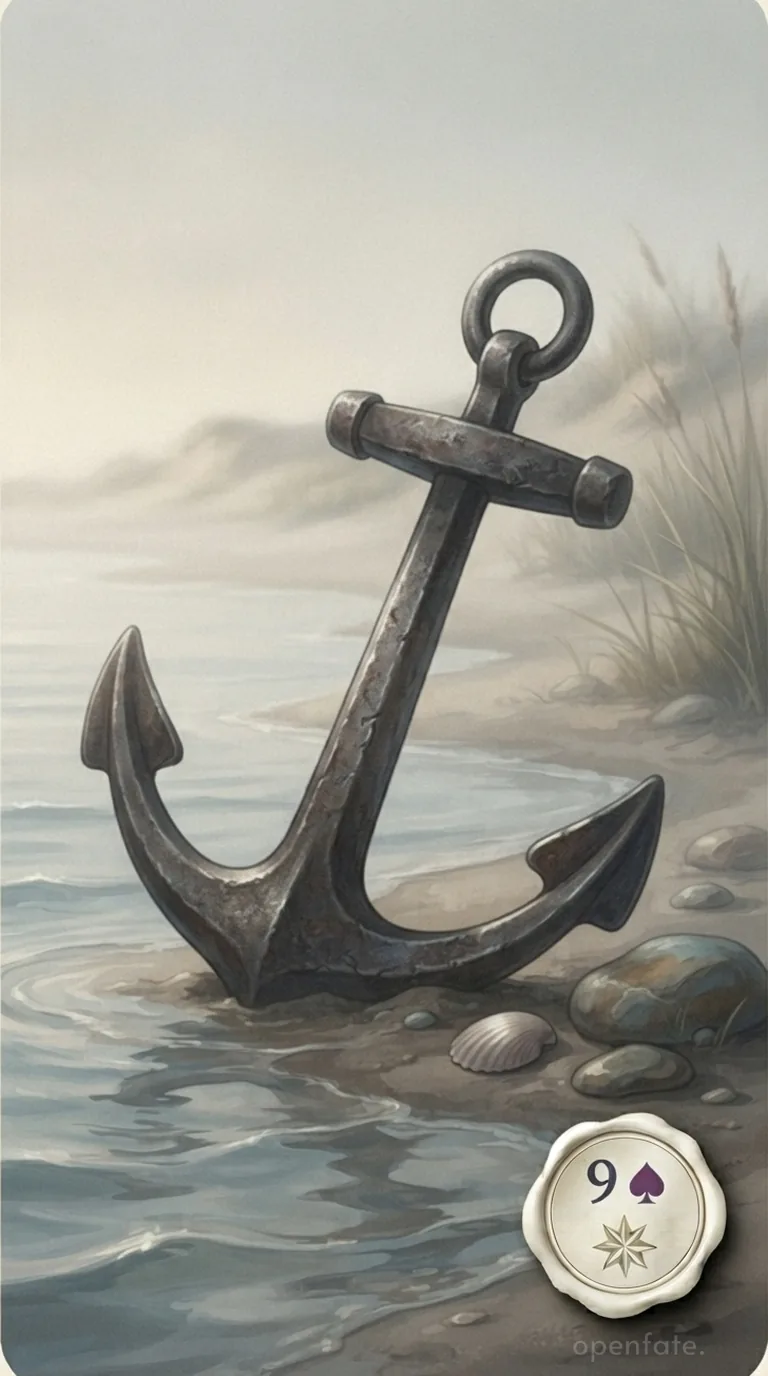 AstralNex illustration of Lenormand card 35, Anchor